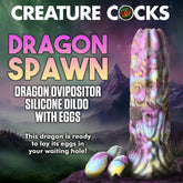 Dragon Spawn Dragon Ovipositor Silicone Dildo with Eggs